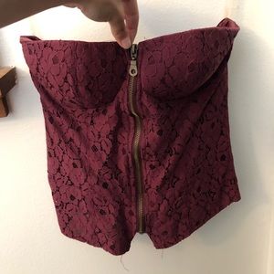 Strapless Top